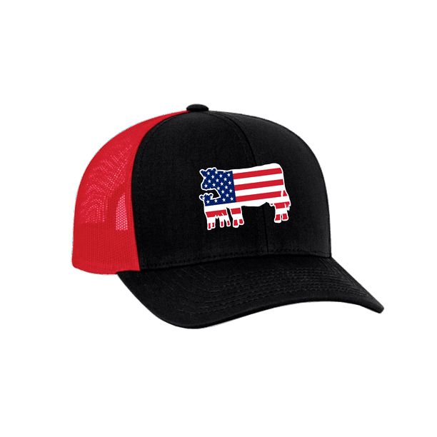 Heritage Pride Embroidered American Flag Filled Farm Animals Youth Children/'s Mesh Back Trucker Hat